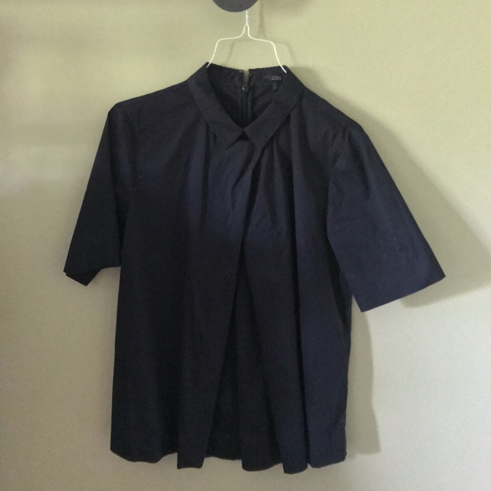 Cos Pleated Front Blouse
